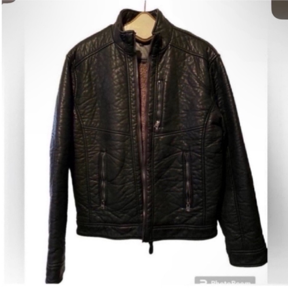 Calvin Klein vegan leather jacket